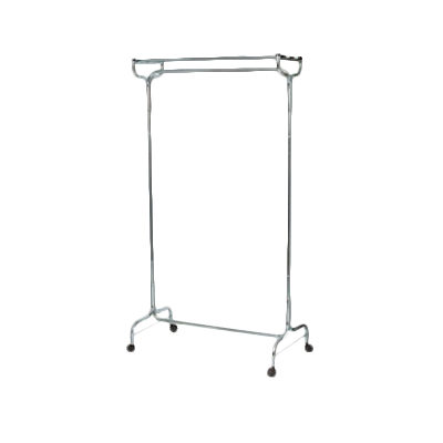 ROY CR48 COAT RACK PORTABLE 48"W/OH SHELF 1"TUBULAR CHROME PK:1